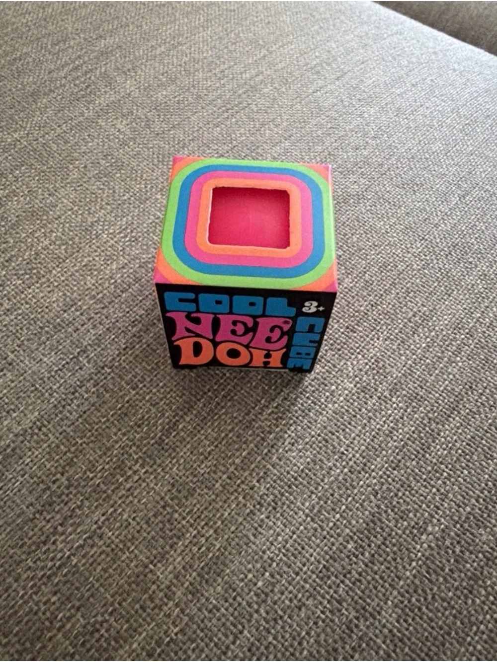 Cool Nee Doh Cube Tactile Squeeze Toy, Multicolor COLORS MAY VARY